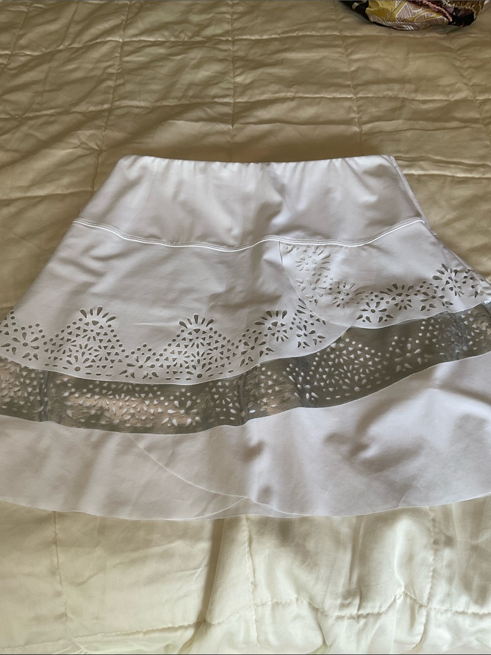 Lucky in love laser cute sport skirt S